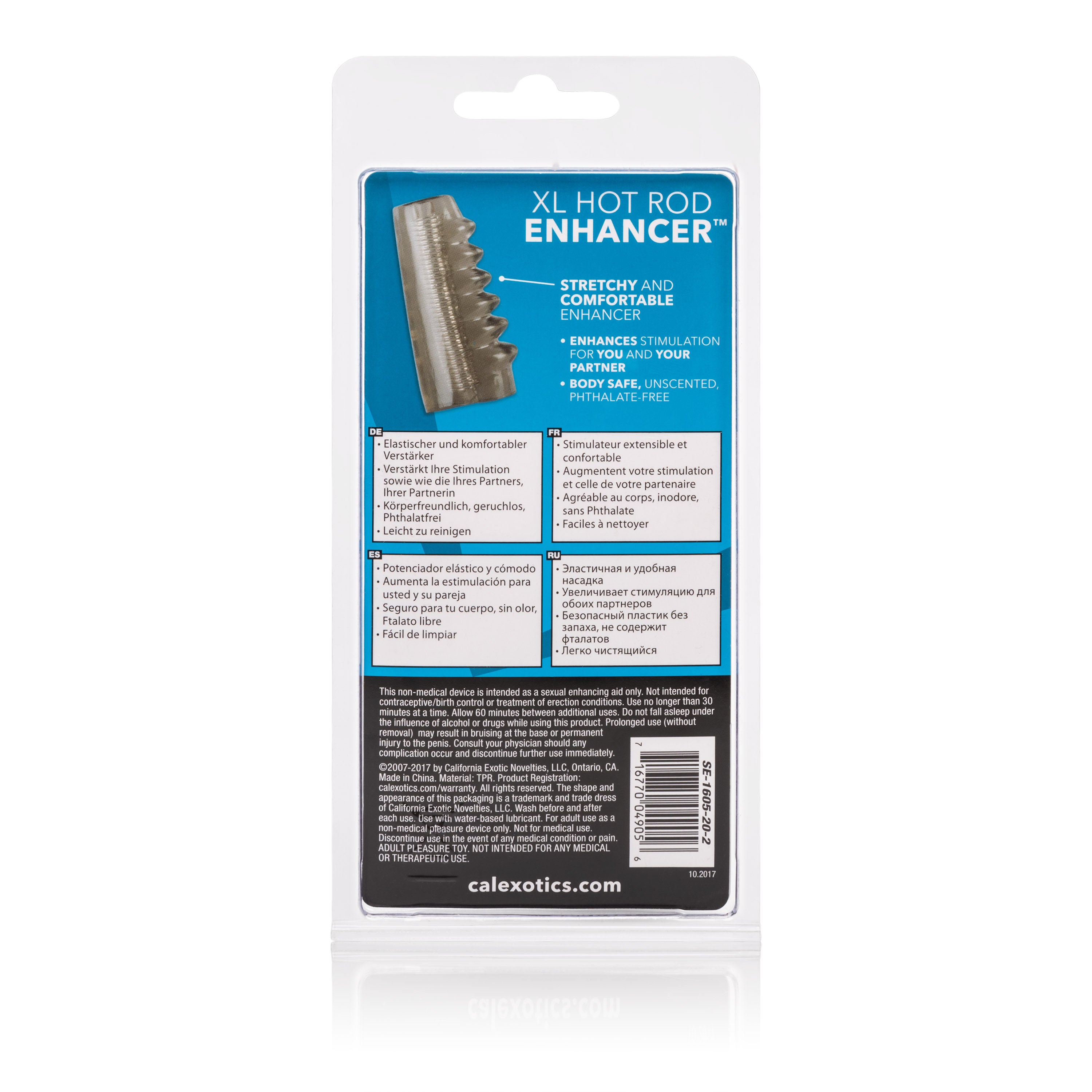 Bigger and Better Hotrod Penis Sleeve Enhancer in Smoke Color SLEEVES
