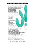 Strapless Teal Seashell Dual Motor Silicone Vibrator – Silicone Vibrator > Sex Toys For Ladies > Panty Vibes