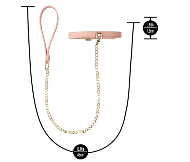 Temptasia Ardor – Adjustable Silicone Collar and Leash Set > Bondage Gear > Collars & Leashes