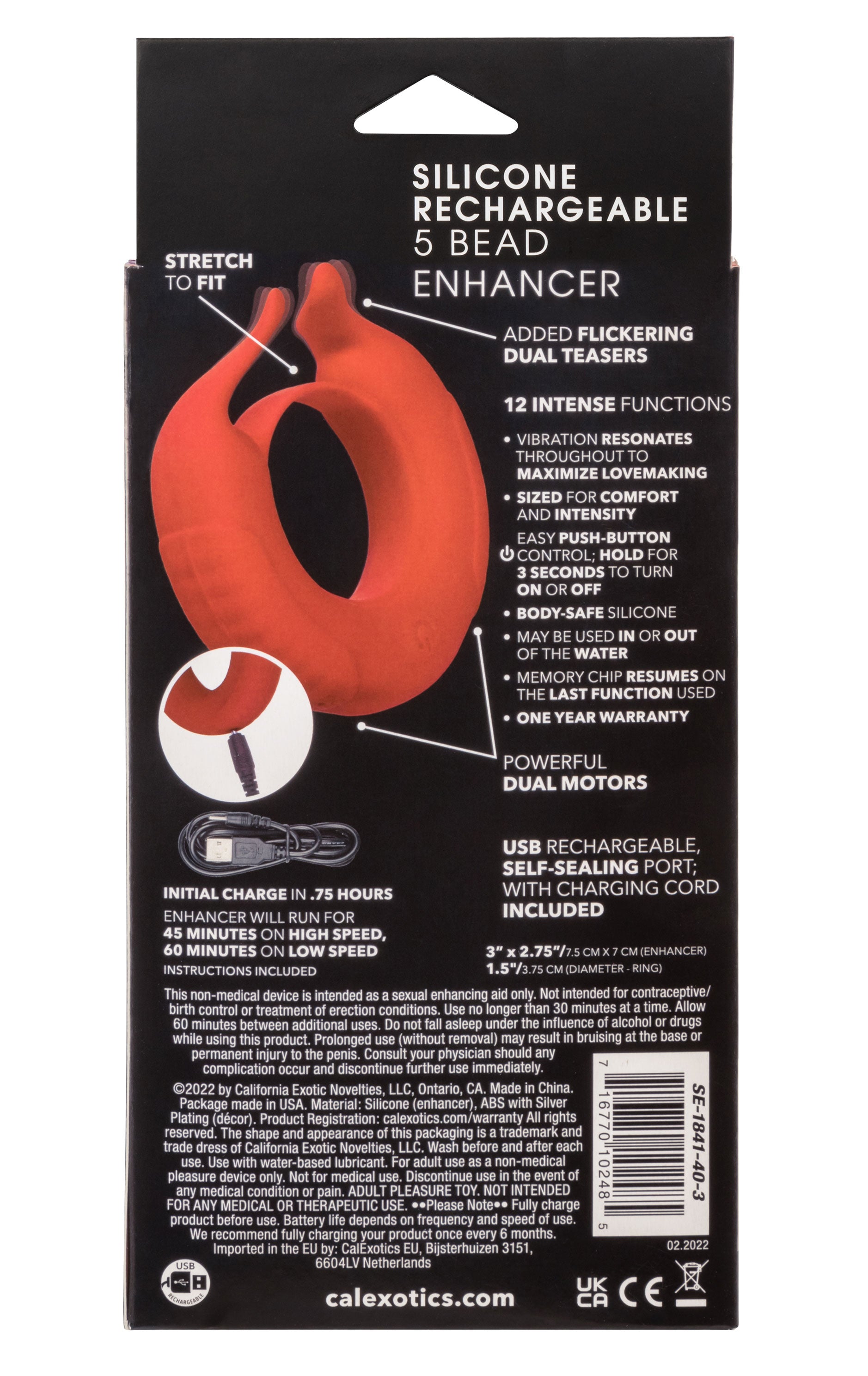 Taurus Enhancer Couples Vibrating Silicone Cock Ring Couples Toys