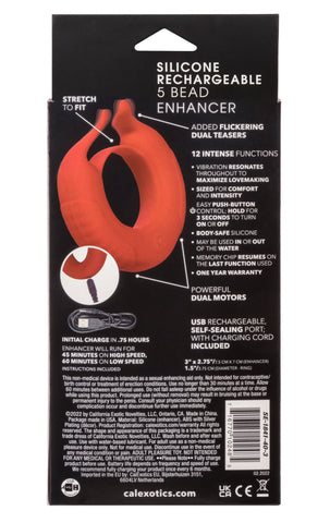Taurus Enhancer Couples Vibrating Silicone Cock Ring Couples Toys