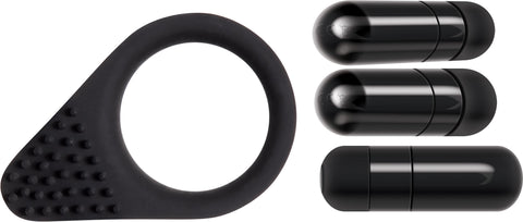 Zero Tolerance Black Knight Cock Ring for Longer Pleasure Sessions Cock Rings Vibrating