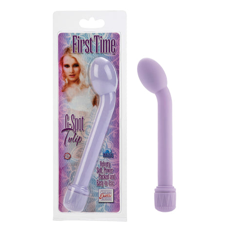 First Time Pink Tulip G-Spot Vibrator Soft Multi-Speed Toy STIMULATORS