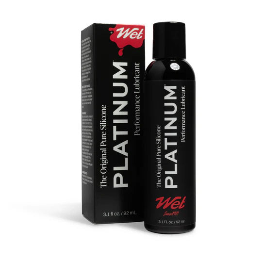 Wet Platinum Luxury Silicone Lubricant 3.1oz – Medical Grade Lubricant Default Title > Lube > Silicone Main image