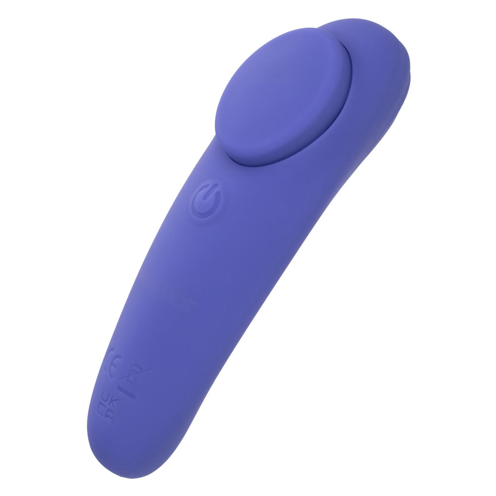 CalExotics Connect™ Panty Teaser App-Based Pleasure Device in Purple Silicone with 9 Vibration Functions and USB Rechargeable Waterproof Design Panty Vibrators