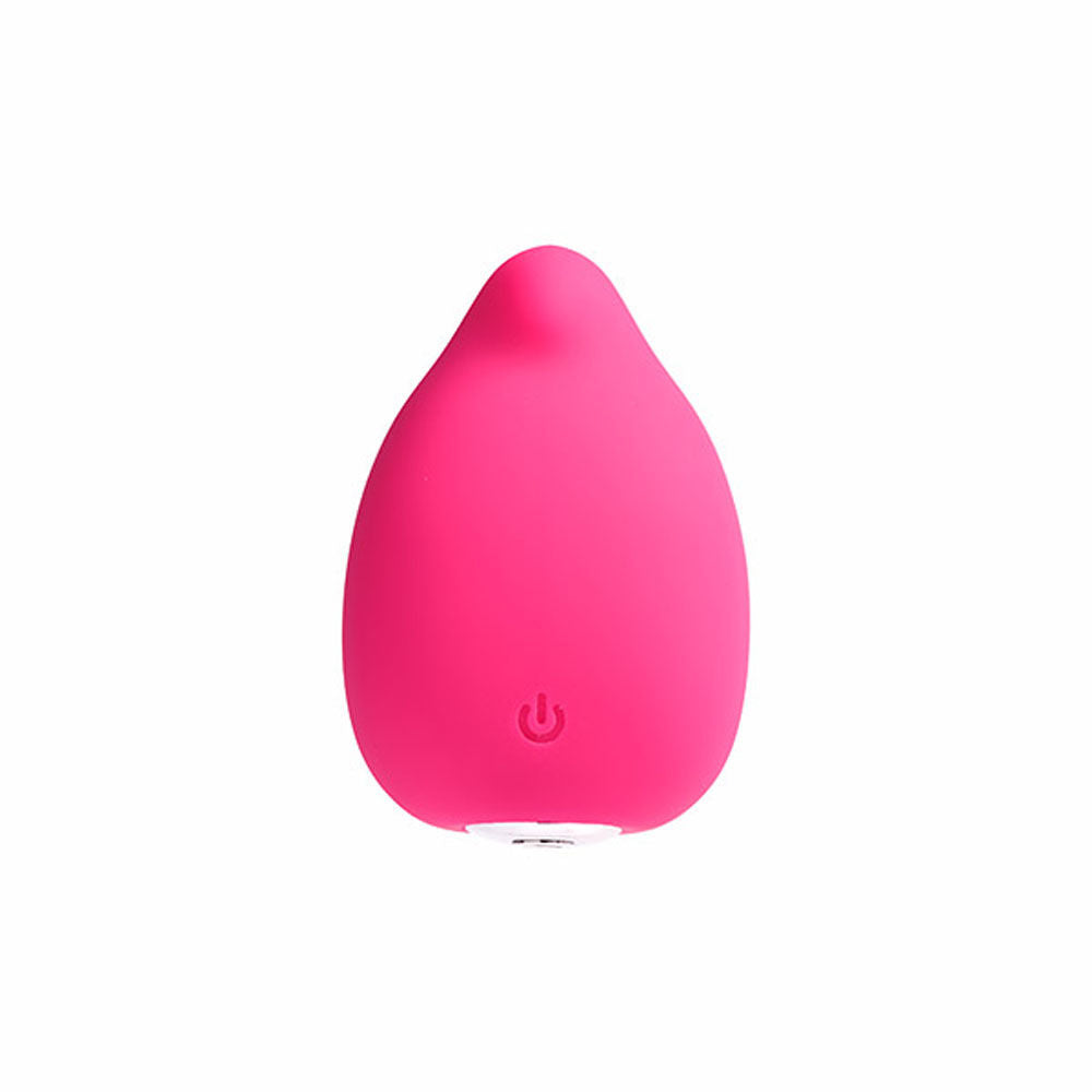 Yumi Rechargeable Finger Vibrator in Foxy Pink with 10 Modes Suction Stimulator