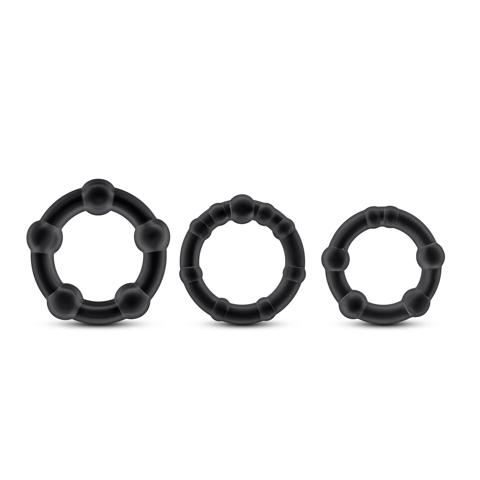 Stay Hard Beaded Cock Rings – Set of 3 Sizes Cock Rings > Cock Ring > Sets