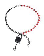 Sm Exs And Ohs Crystal Day Collar Black Collar Jewellery > Bondage Gear > Collars & Leashes