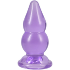 Crystal Jellies Double Pop Plug – Phthalate-Free Silicone 6 Inch Plug > Anal Range > Butt Plugs