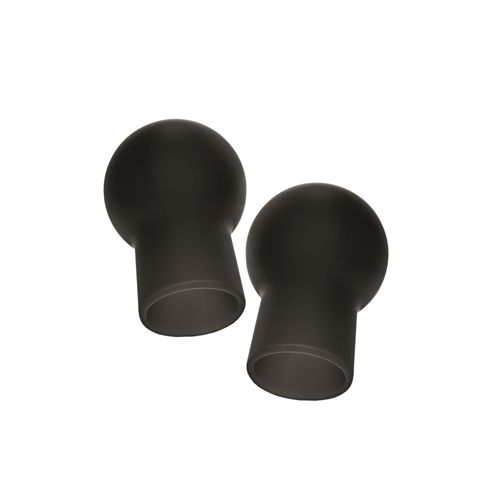 Nipple Play Silicone Nipple Suckers (Black) – Advanced Silicone Nipple Stimulator Set > Sex Toys > Nipple Suckers
