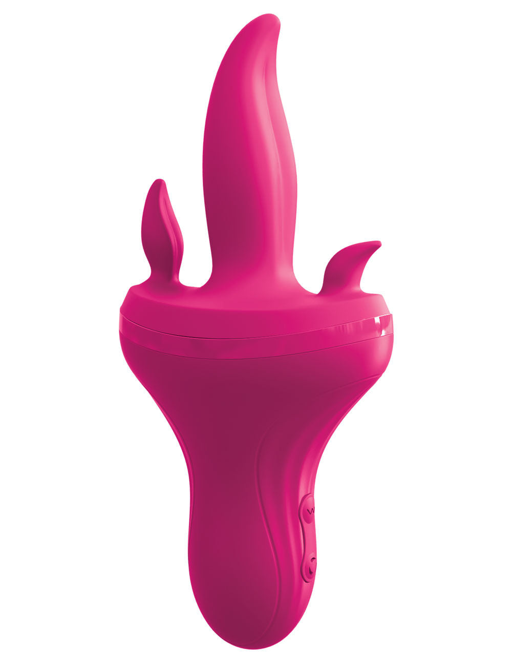 Threesome Holey Trinity Triple Tongue Vibrator - Pink Vibrators
