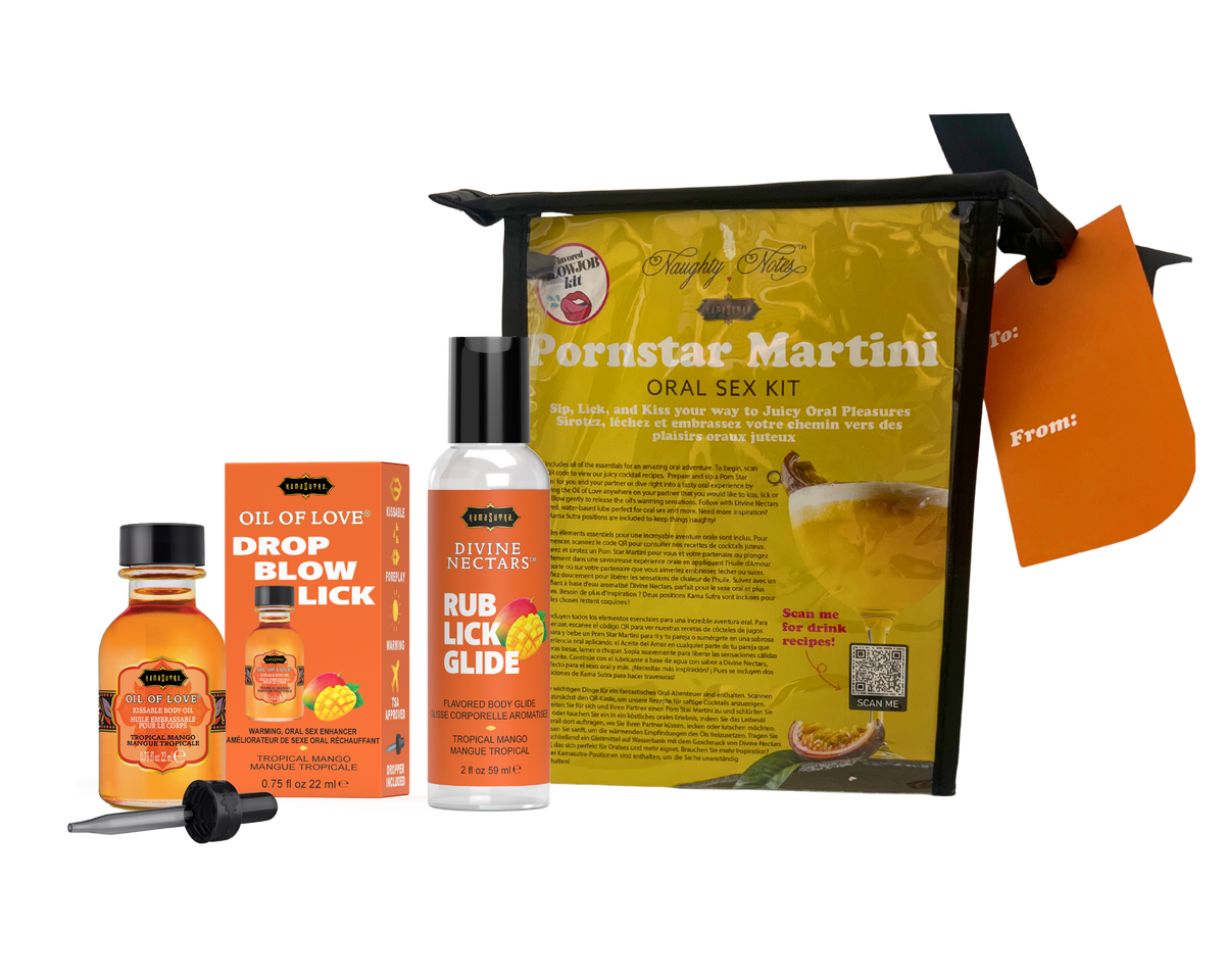 Kama Sutra Porn Star Martini Oral Sex Kit With Flavored Lube > Novelties > Candy & Edible Items Main image