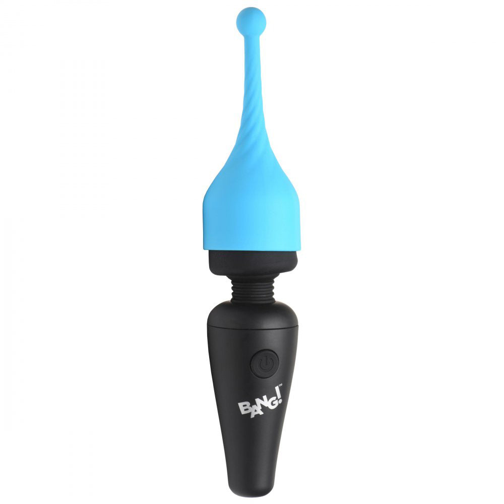 Bang! 10X Mini Wand with 3 Attachments in Black, Purple, and Pink - Rechargeable Powerful Vibrator with Premium Silicone > Sex Toys For Ladies > Wand Massagers and Attachments