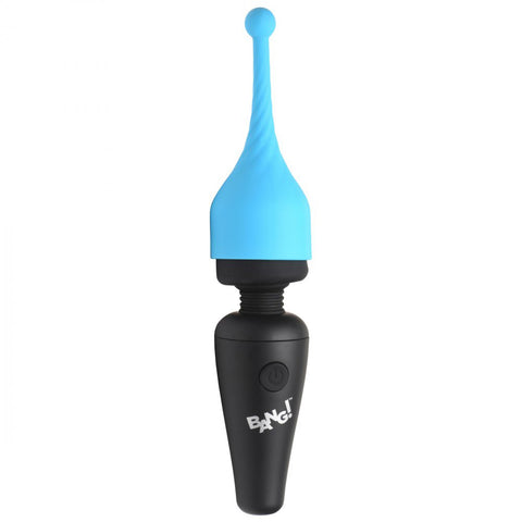Bang! 10X Mini Wand with 3 Attachments in Black, Purple, and Pink - Rechargeable Powerful Vibrator with Premium Silicone > Sex Toys For Ladies > Wand Massagers and Attachments