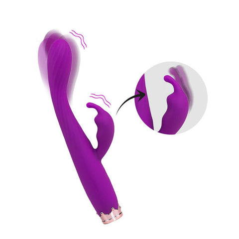 Majestic Purple G-Spot Vibrator with 10 Vibration Modes VIBRATORS-RABBIT