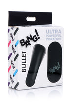 Bang Wireless Vibrating Bullet with Remote Control Black Sex Toy > Vibrators > Mini Vibrators