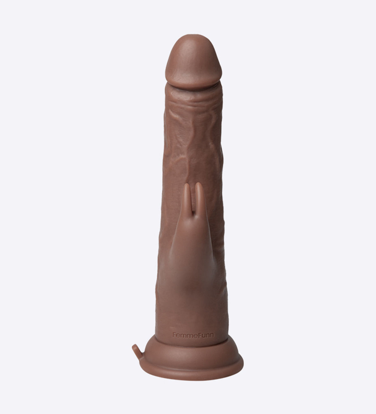 Femme Funn Thruster Rabbit Vibrator in Realistic Brown Silicone Brown Dongs Realistic