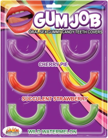 Gum Job Edible Oral Candy Teeth Covers 6 Pack for Adults Multi > Relaxation Zone > Edible Treats