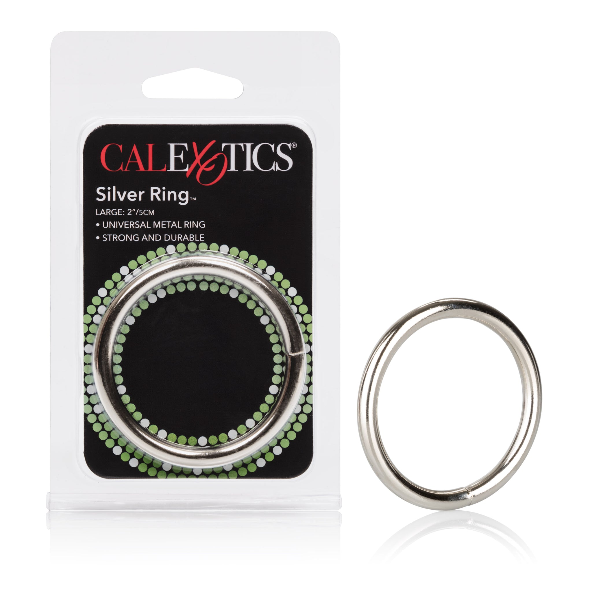 Large Silver Cock Ring – Sleek Cock Ring - 50mm > Cock Ring > Metal