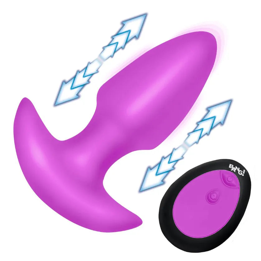 Thrusting and Vibrating Silicone Butt Plug – Wireless Remote-Controlled Butt Plug > Anal Range > Vibrating Butt Plugs