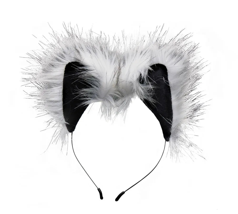 Fluffy Faux Fur Wolf Tail Anal Plug And Matching Ears > Anal Range > Tail Butt Plugs