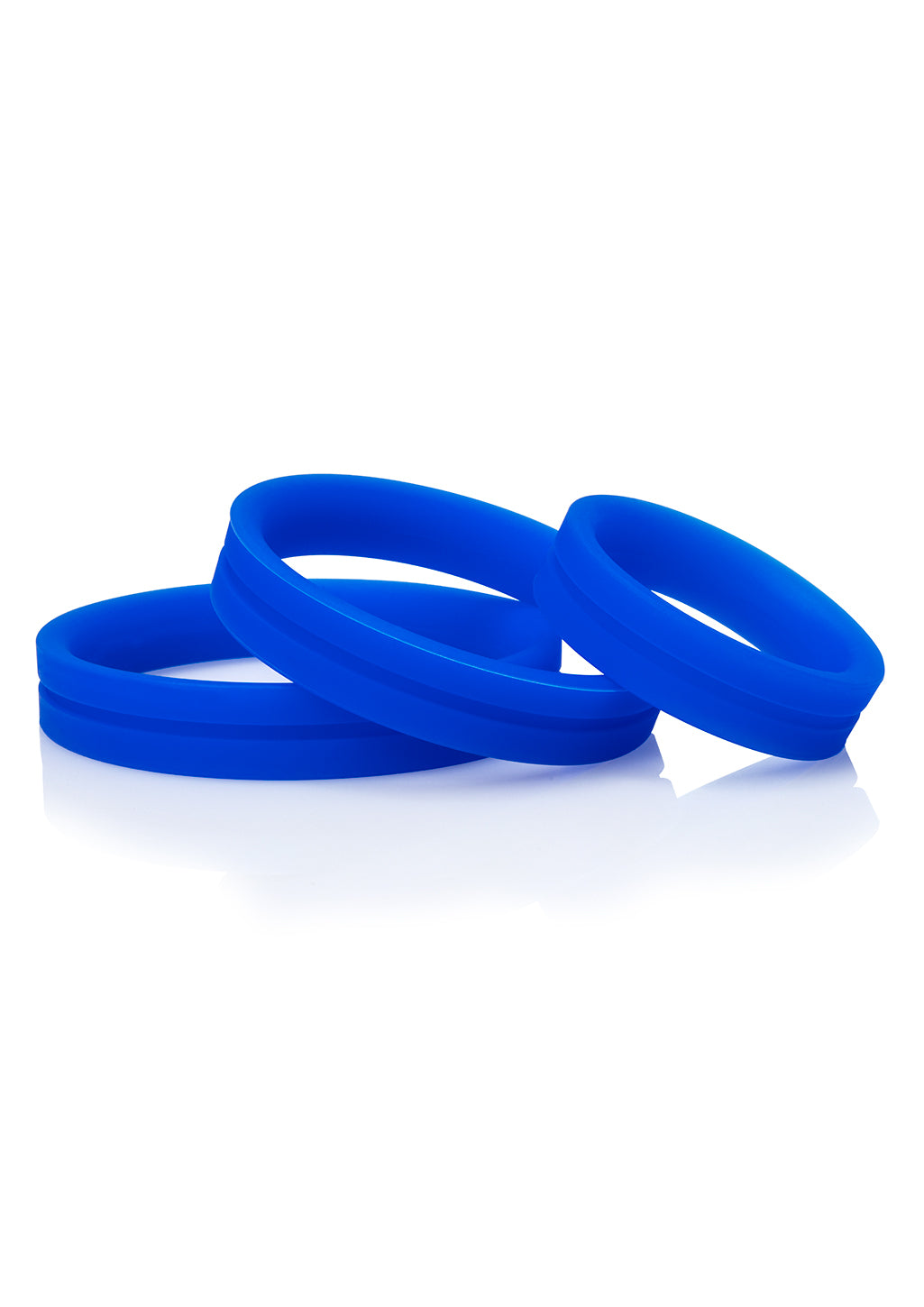 RingO Pro X3 – Durable True Silicone Cock Ring Set with Three Sizes (1.25-2.25 inch diameter) > Cock Ring > Sets