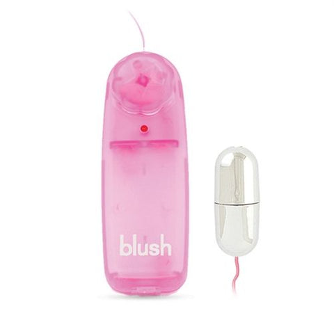 Blush Silver Mini Bullet Vibrator Pearl Pink Compact Adult Toy Pink BULLETS