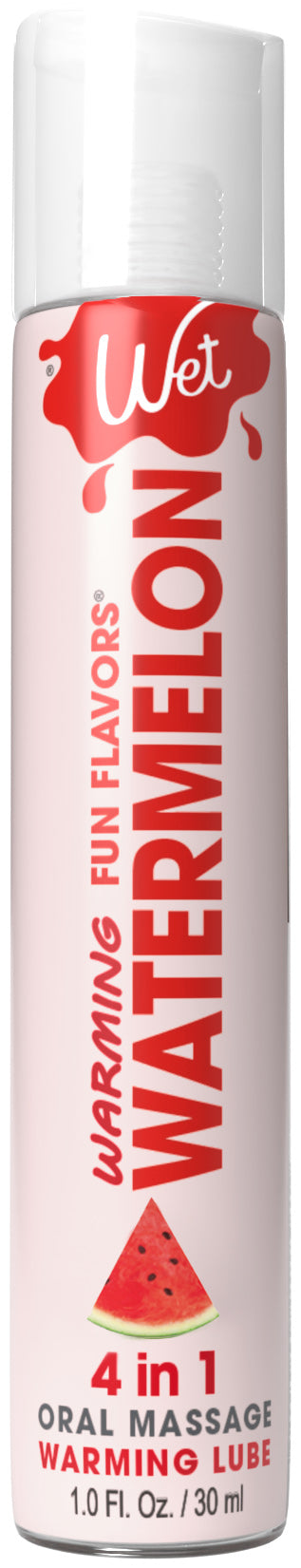 Wet Watermelon Warming Lubricant 4 In 1 Personal Glide 1 Oz Default Title Oral Gels & Sprays