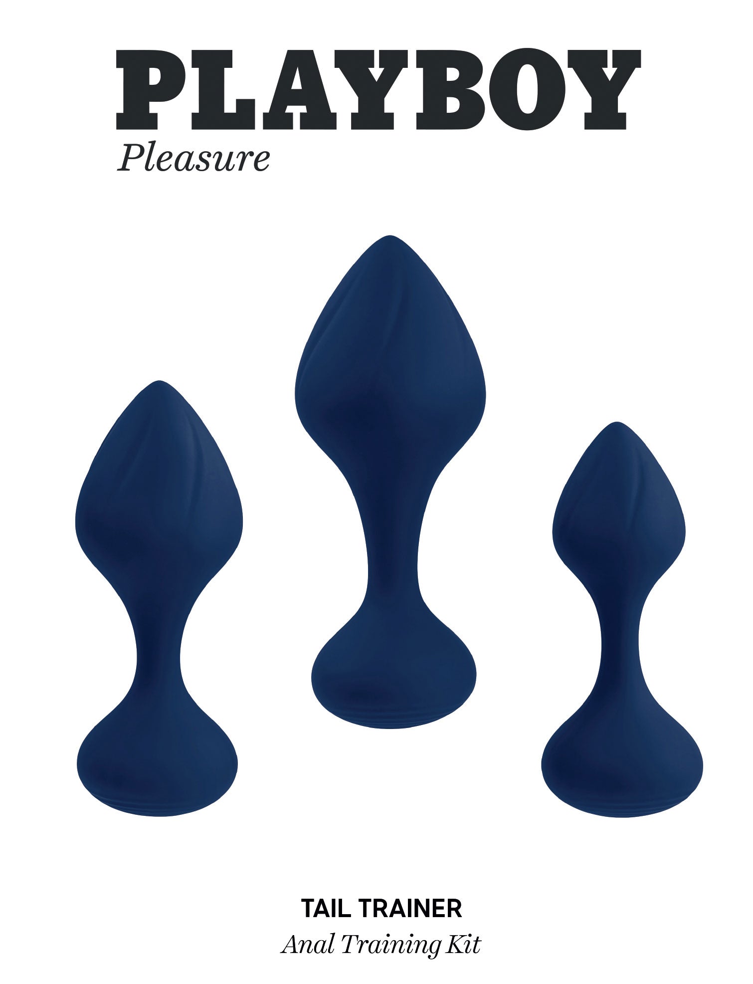 Playboy Pleasure Tail Trainer Butt Plugs Set of 3 Sizes > Anal Range > Butt Plug Kits