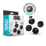 Blush Novelties ANAL TOYS Black Anal Adventures Pleasure Balls -  -  38 cm Anal Balls 819835025030