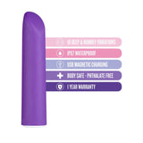 Blush Novelties BULLETS & EGGS Purple Wellness Power Vibe -  10.1 cm USB Rechargeable Bullet 819835025092