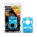Blush Novelties COCK RINGS Blue Stay Hard Rechargeable 5 Function Cock Ring -  USB Rechargeable Vibrating Cock Ring 850002870404