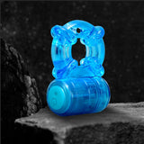 Blush Novelties COCK RINGS Blue Stay Hard Rechargeable 5 Function Cock Ring -  USB Rechargeable Vibrating Cock Ring 850002870404