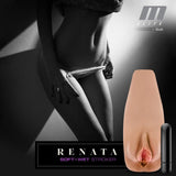 Blush Novelties MASTURBATORS Tan  M Elite Soft and Wet - Renata - Vibrating Vagina Stroker 819835027522