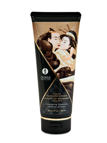 Shunga Kissable Raspberry Massage Cream 7 Fl Oz Edible Massage Oil