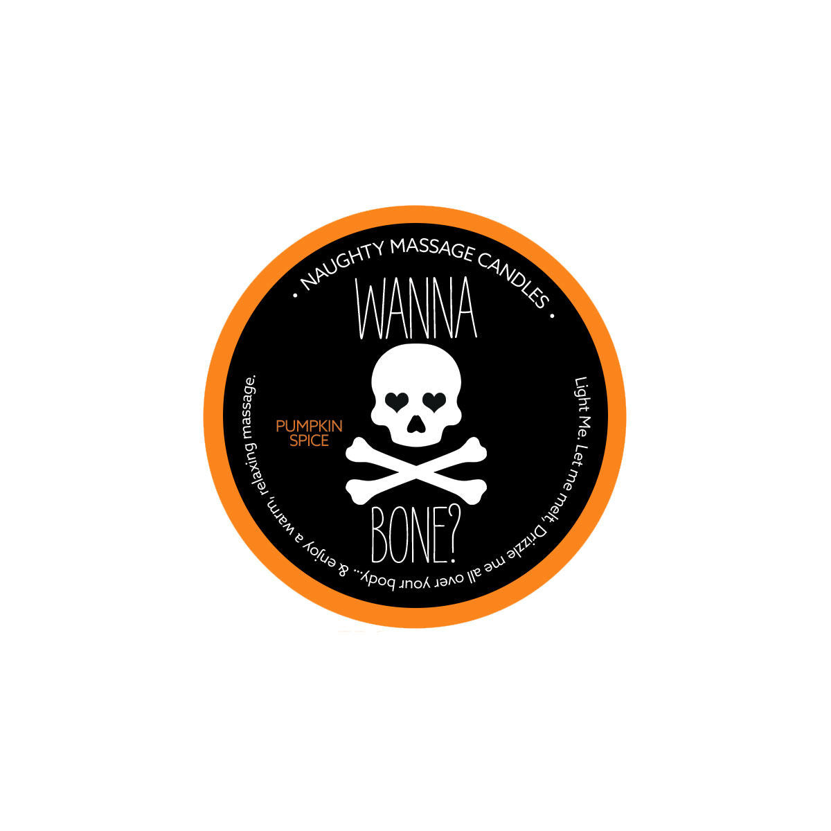 Naughty Pumpkin Spice Massage Candle for Intimate Relaxation Massage Candles