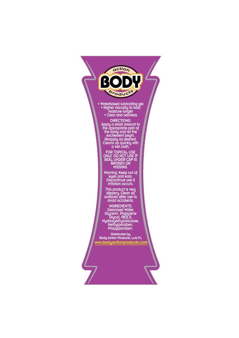 Body Action Supreme Water Based Lubricant Gel 4.8 Oz Bottle > Lube > Water Based