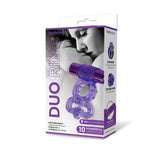 Bodywand COCK RINGS Purple Bodywand Rechargeable Duo Ring 848416013326