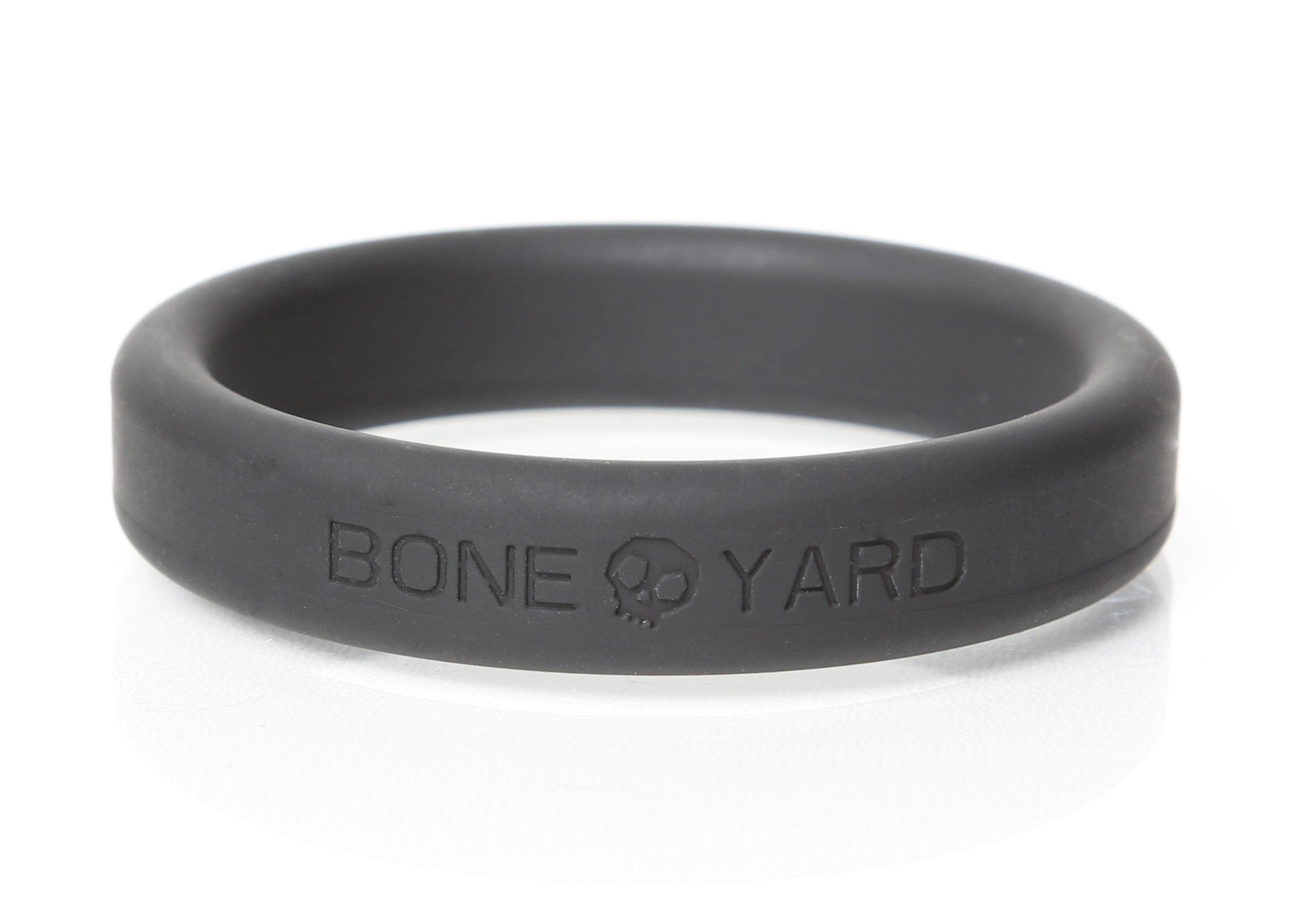 Boneyard Silicone Ring 50mm Black Adult Toy for Comfort and Durability Cockrings