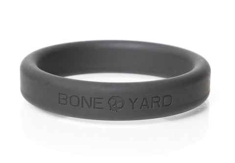 Boneyard Silicone Ring 50mm Black Adult Toy for Comfort and Durability Cockrings