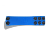 Boneyard Adult Toys Blue Boneyard 1.5in Silicone Ball Strap - 3 Snap - Blue 666987003184