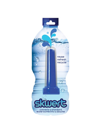 Skwert Water Bottle Douche for Effective Cleansing and Spontaneous Encounters Blue Douches