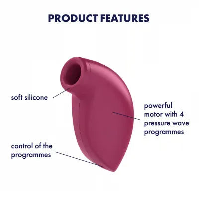 Satisfyer One Night Stand – Pressur-Wave Waterproof Clitoral Vibrator