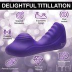 Purple Silicone Vibrating Grinder with Remote Control > Vibrators > Vibrating Pads