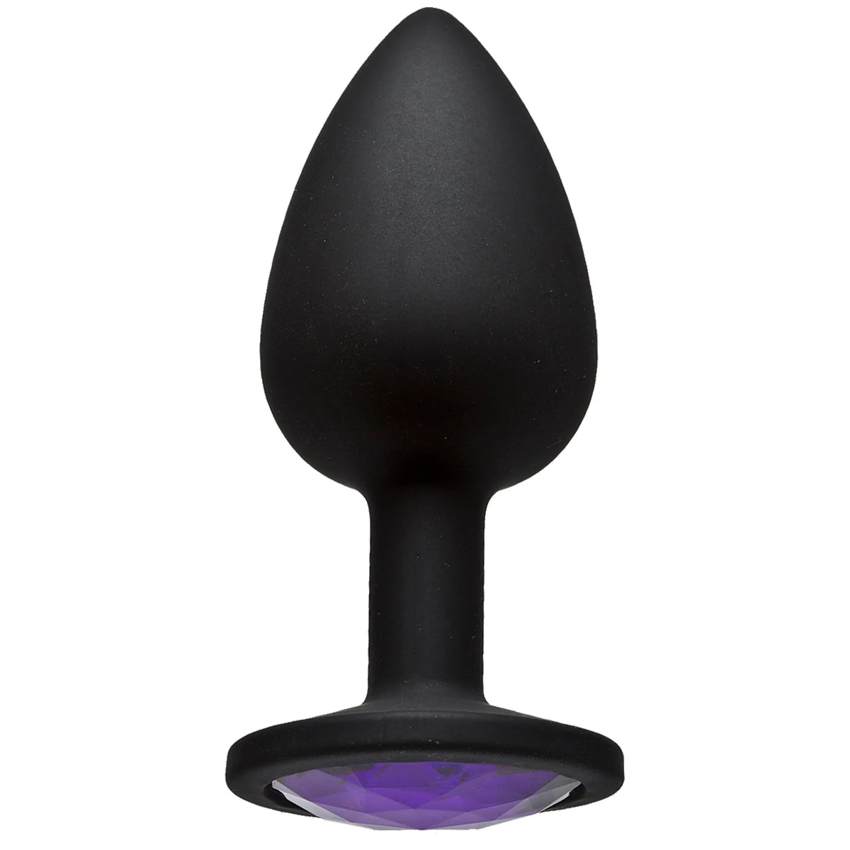 Booty Bling 3.8 Inch Small – Flared Base Silicone Butt Plug > Anal Range > Jewel Butt Plugs