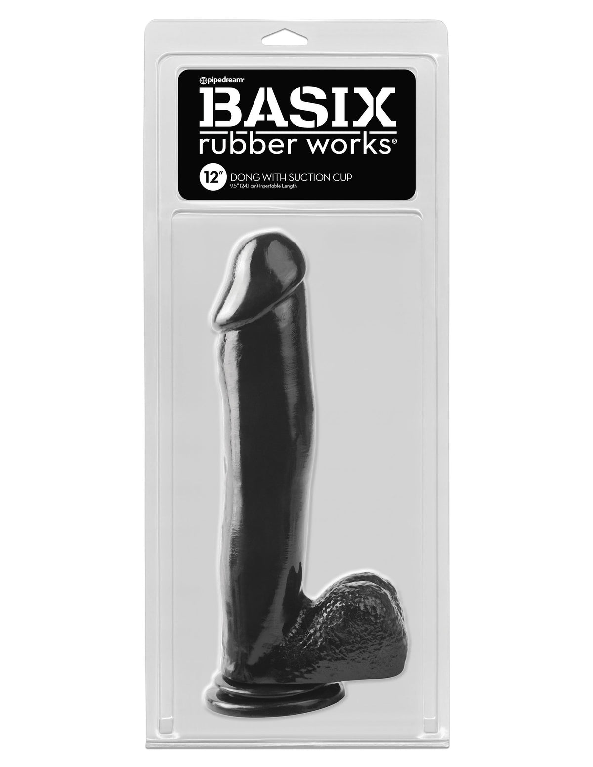 Basix Rubber Works 12 Inch Dong (Light) – Suction Cup Dildo > Dildos > Oversized Toys