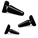 Anal Adventures 3 Pc Basic Plug Kit (Black) – Beginner 4 Inch and Medium > Anal Range > Butt Plug Kits