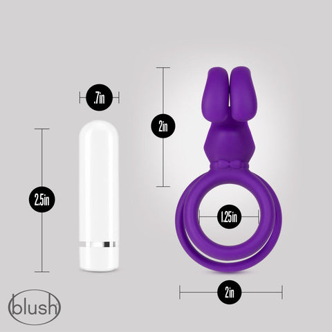 Noje Iris Vibrating Silicone Ring with Textured Stimulation Cock Rings Vibrating