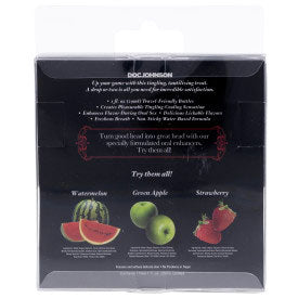 Goodhead Tingle Drops Strawberry Apple Watermelon 3 Piece Set 29ml ea > Lube > Oral Gels & Sprays