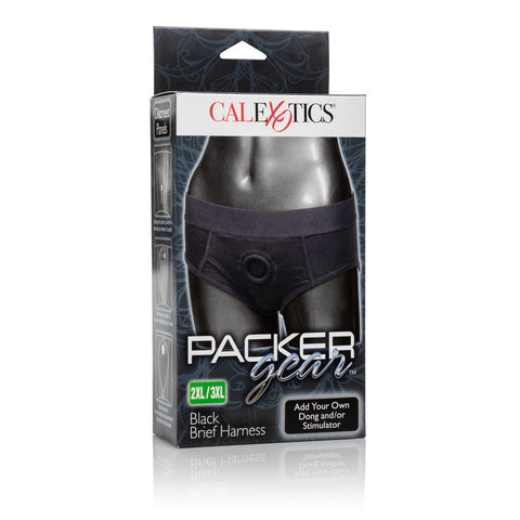 Packer Gear Black Brief Harness Comfortable Erotic Clothing Harnesses & Strap-Ons